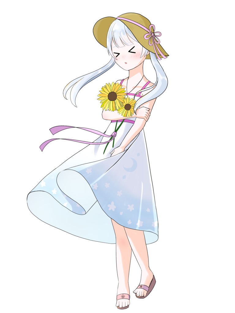 夏服つくよみちゃんの立ち絵