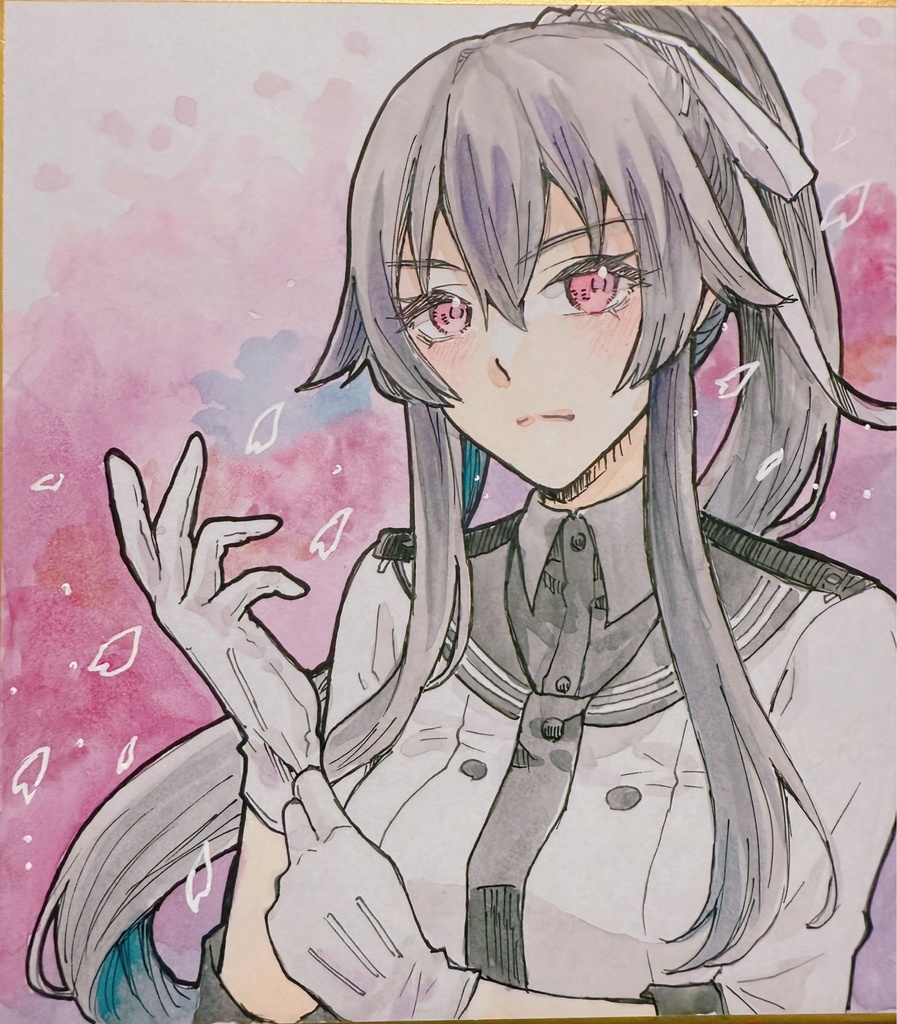 矢矧　ミニ色紙