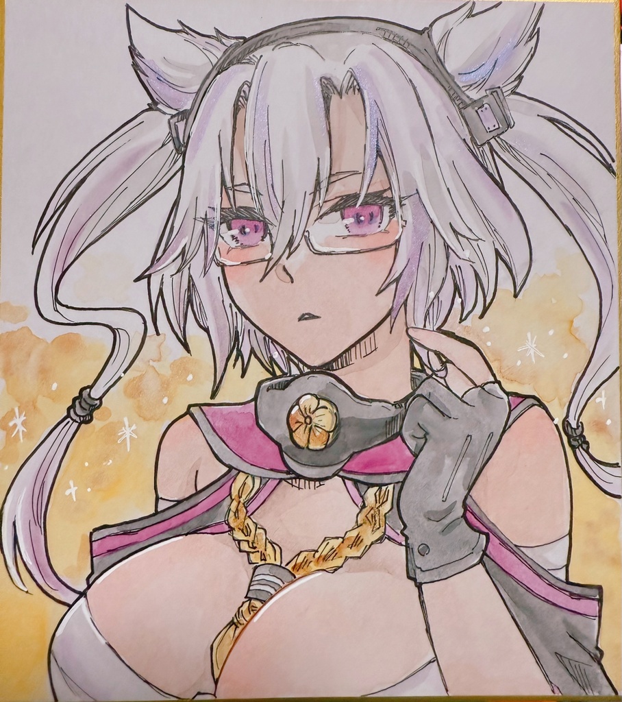 武蔵　ミニ色紙