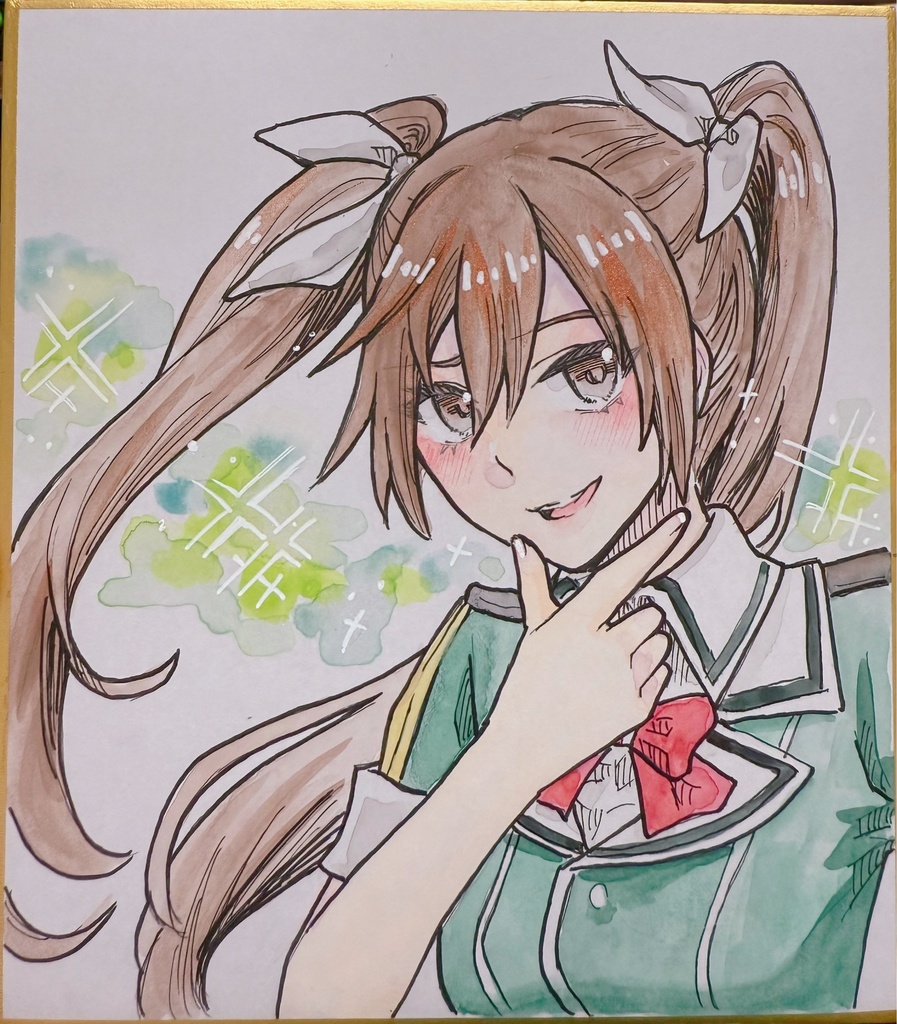 　利根　ミニ色紙