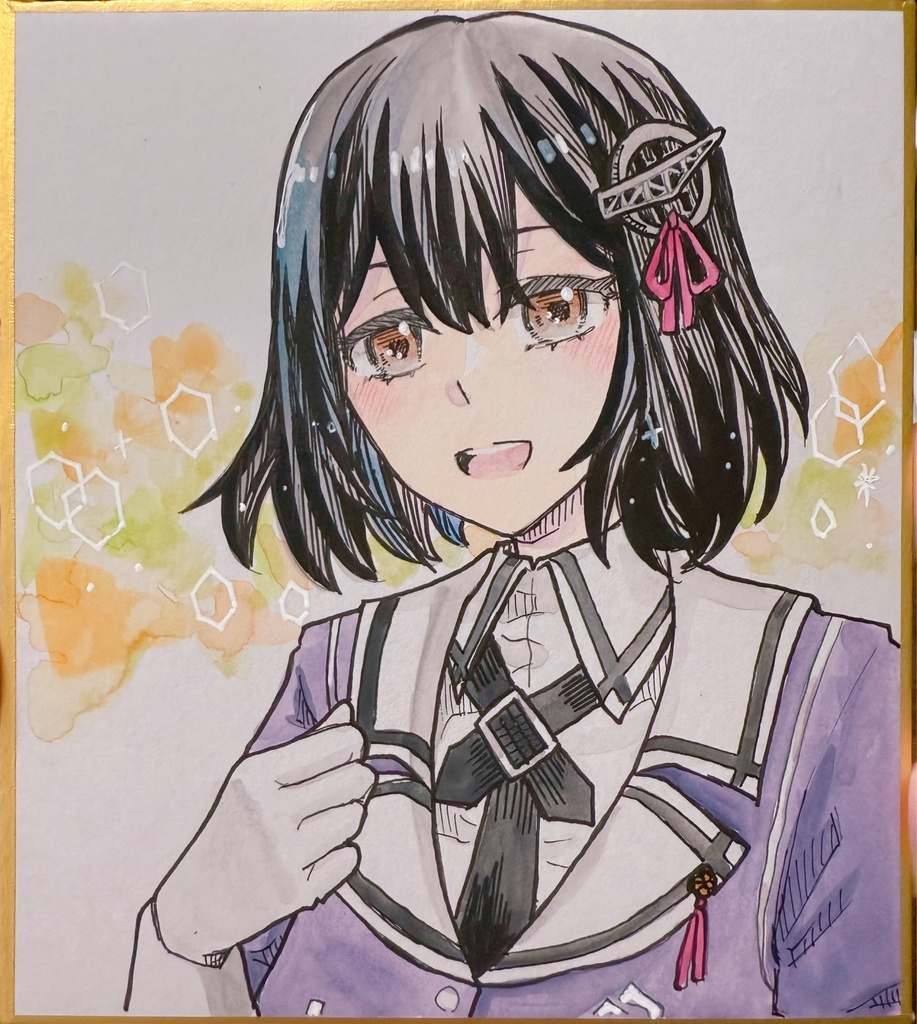 羽黒　ミニ色紙
