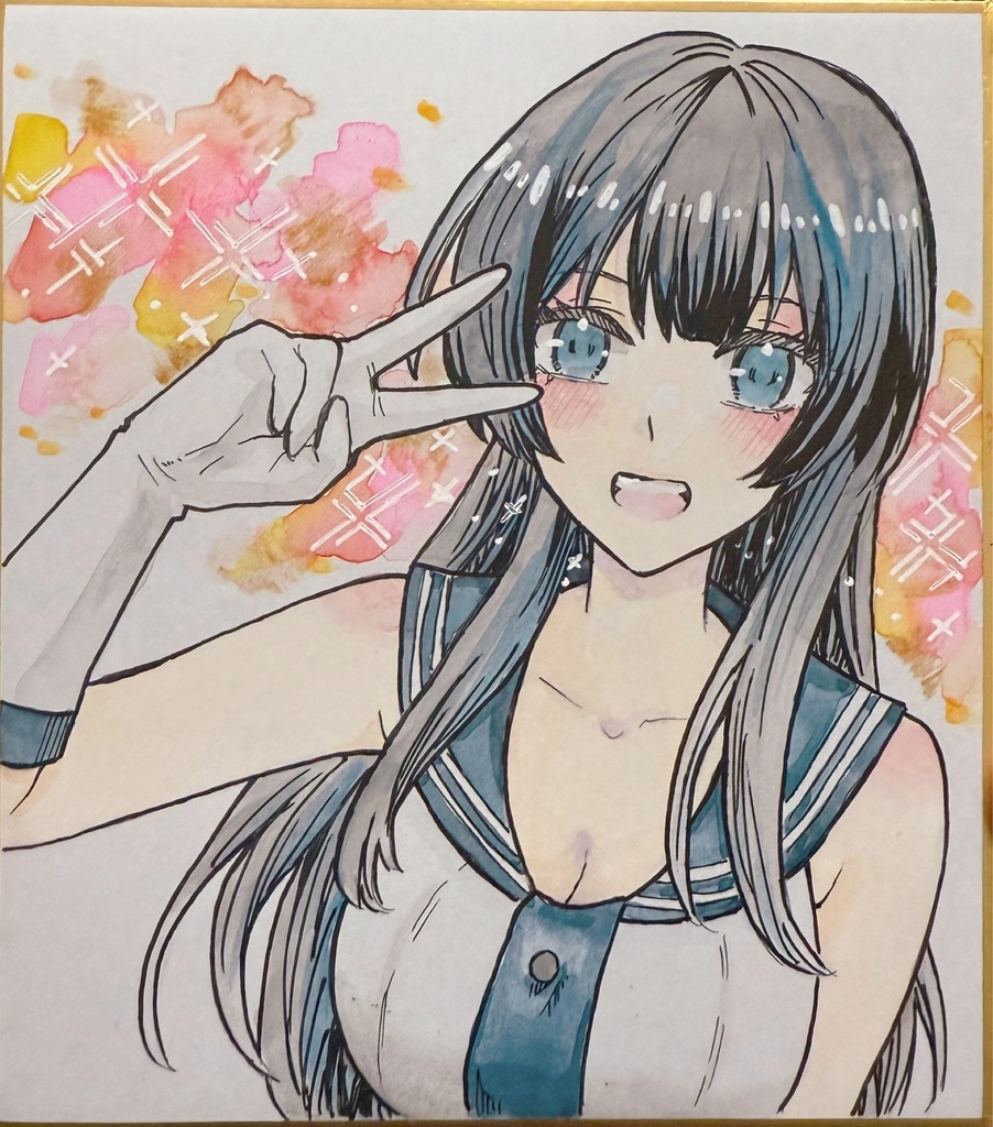 ※金額変更してます　阿賀野　ミニ色紙