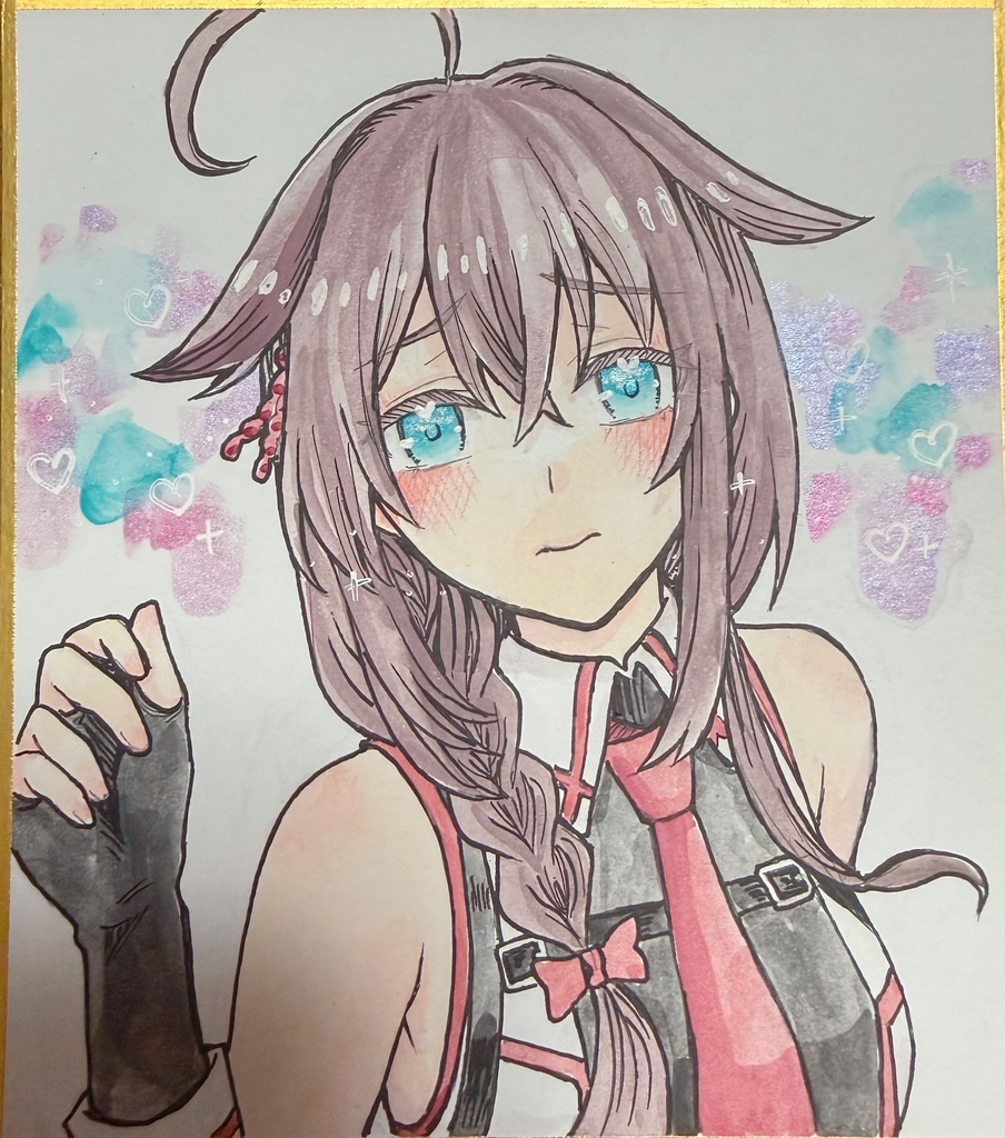 時雨　ミニ色紙