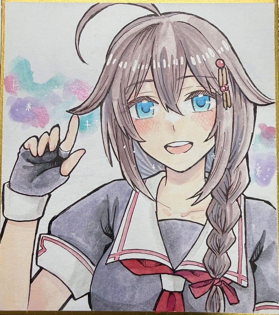 時雨　改ニ　ミニ色紙