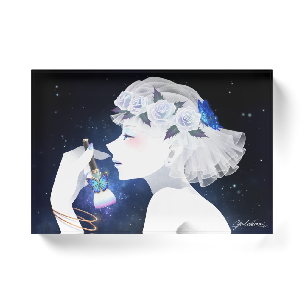 『私の、色』やどかみアートアクリルブロック