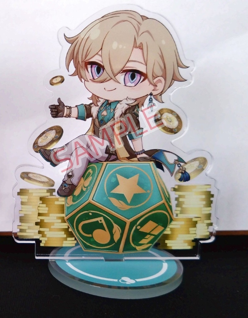 【※訳あり商品】アクリルスタンド〈アベンチュリン〉【キズあり】