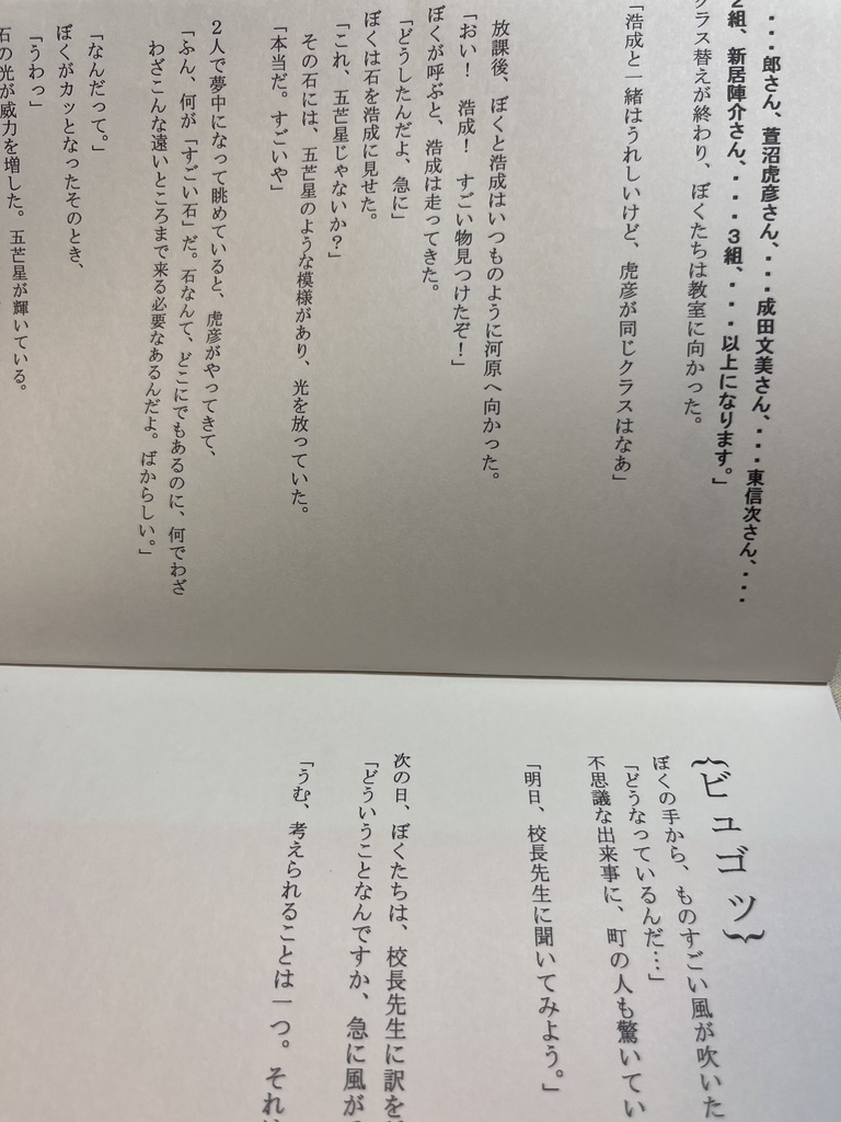 【シン作品】ぼくらの最強伝説(小説)