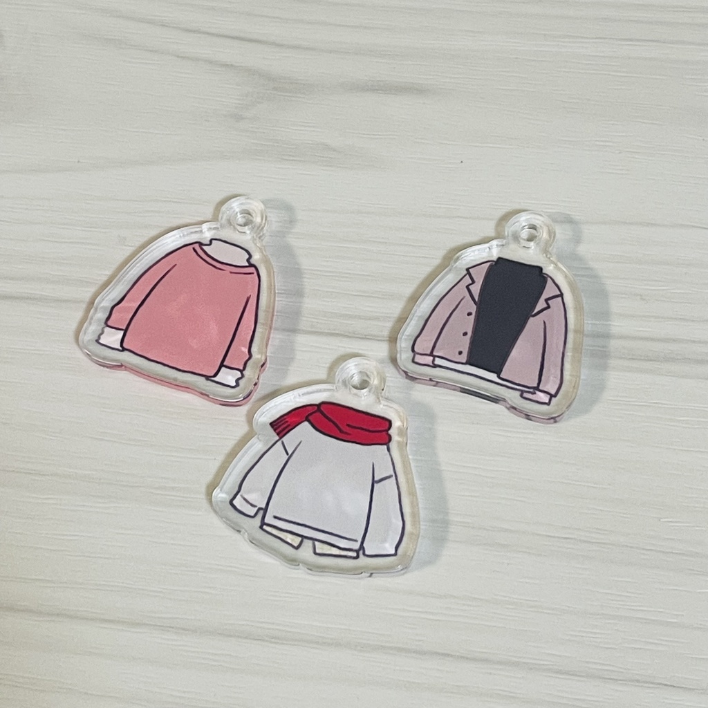 隠岐くんお洋服アクリル３着セット