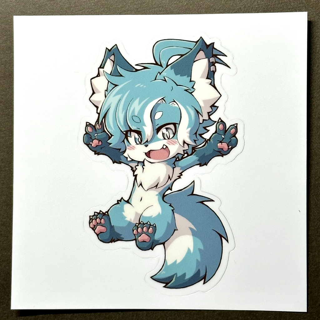 アキくんステッカー【ケモセーフver.】