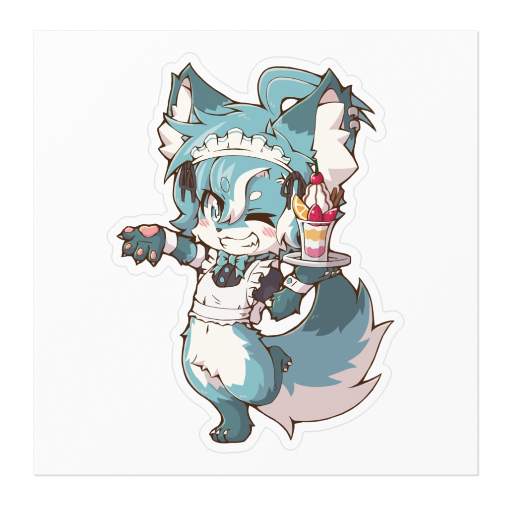 アキくんステッカー【メイドver.】