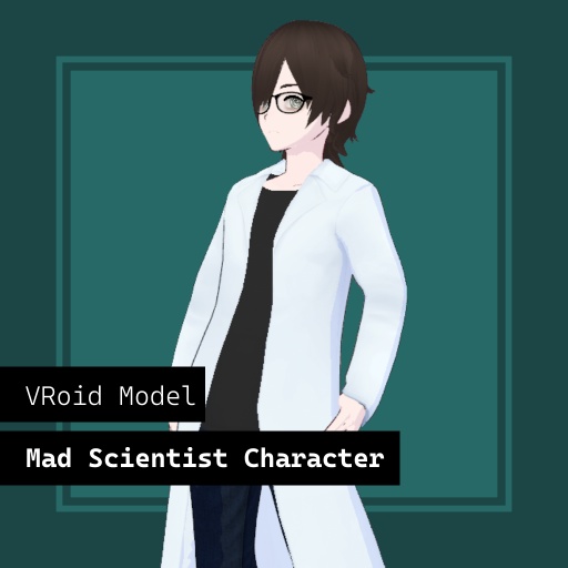 【VRoid/VRM】 Mad Scientist Character