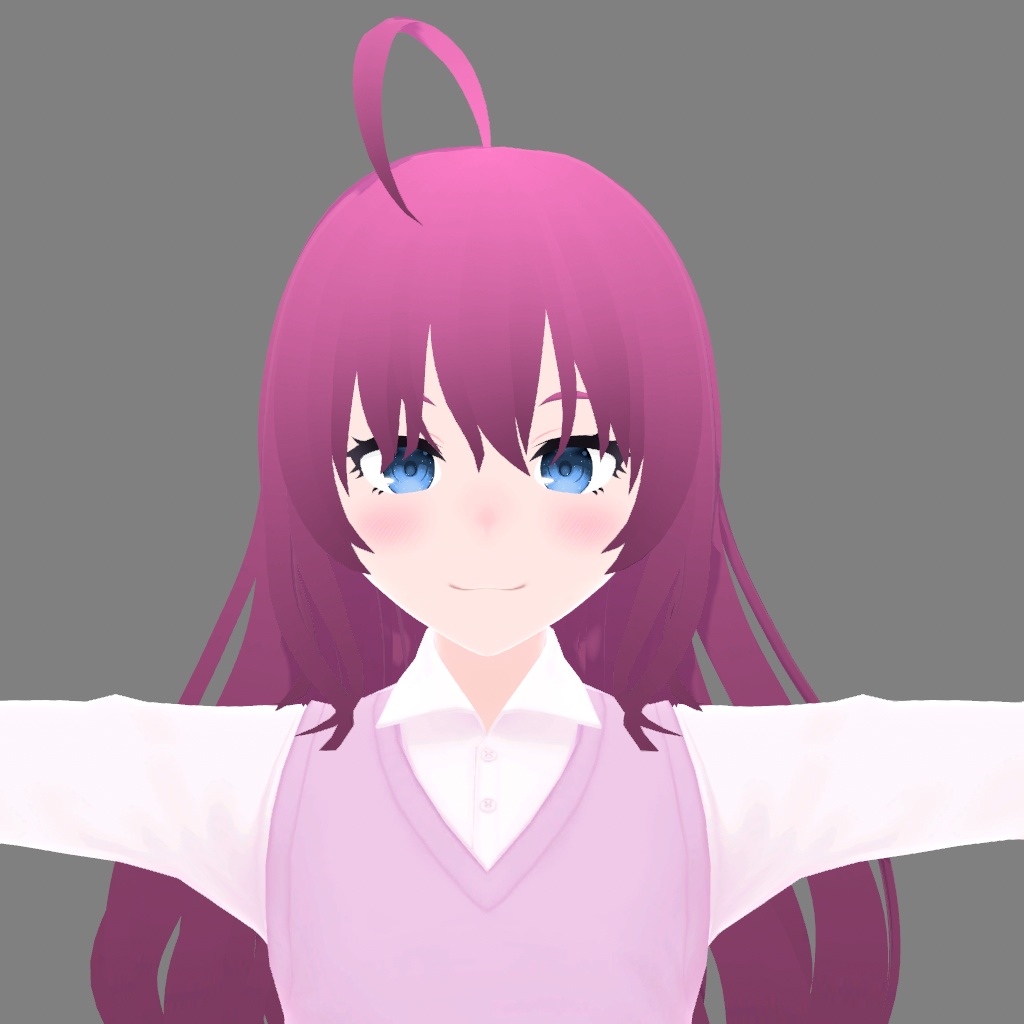 【VRoid/VRM】 Little Sister Character