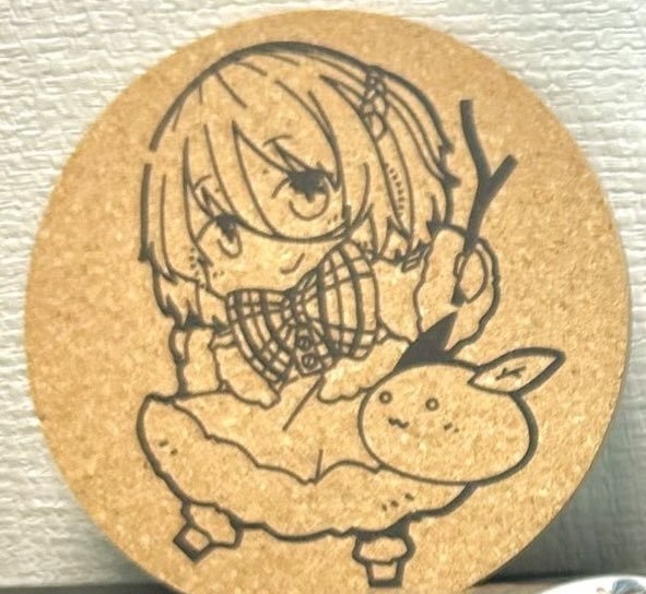 【みやの すぅ】コルクコースター