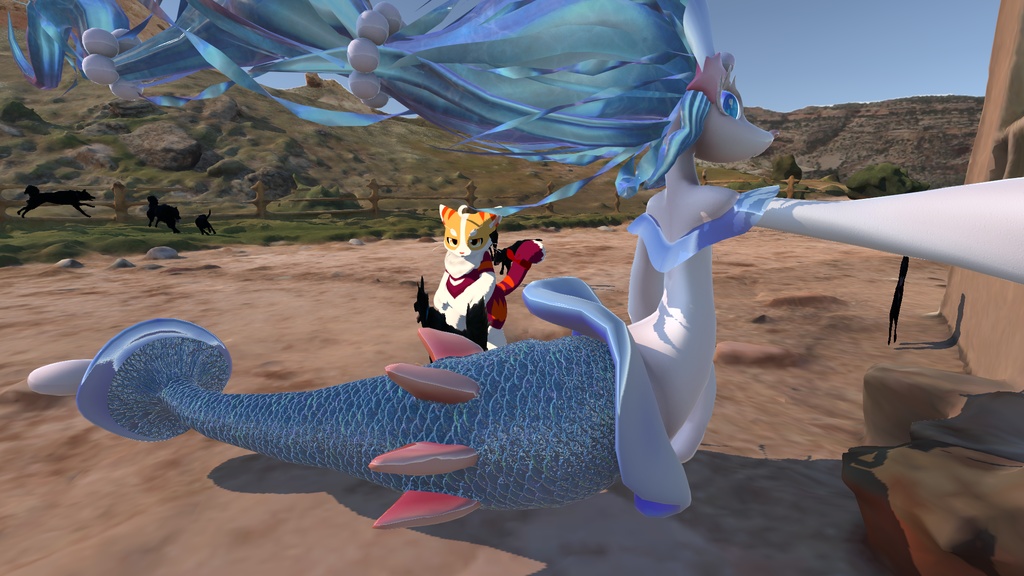 Primarina Pokémon VRChat avatar
