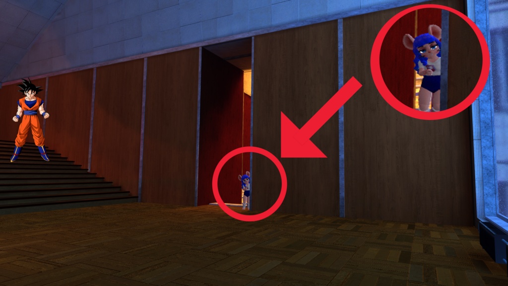 VRChatのアバター「ペネロペ・マウス」。