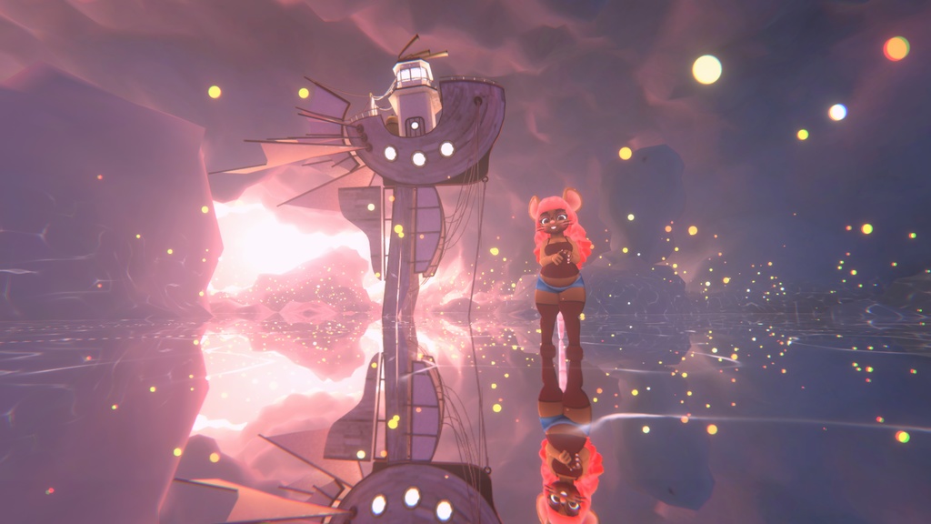 VRChatのアバター「ペネロペ・マウス」。