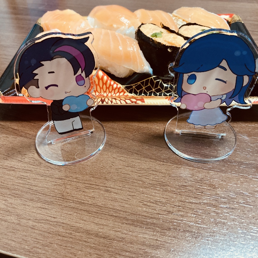 かわいい帳のアクリルフィギュア