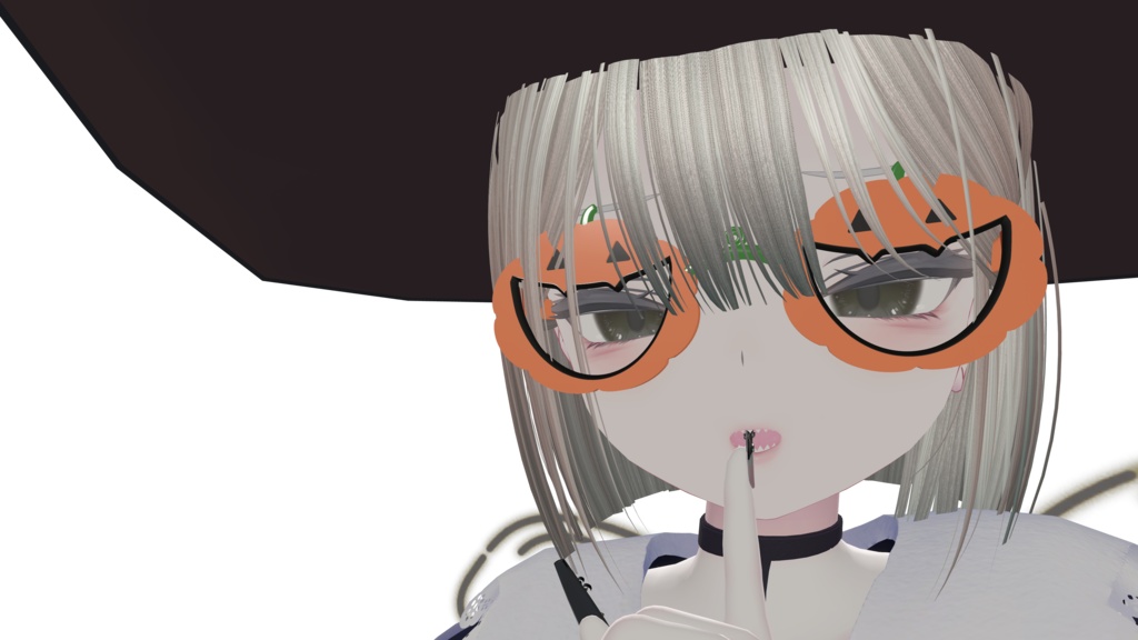 -0megata- Jack-o-lantern Glass