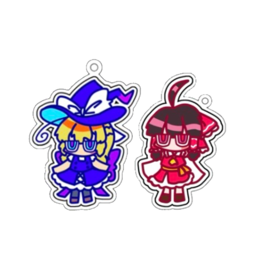 レイマリセット アクキー （カートゥーン風）