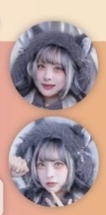 【ゲマコス】缶バッチ2種Bウルフキャット