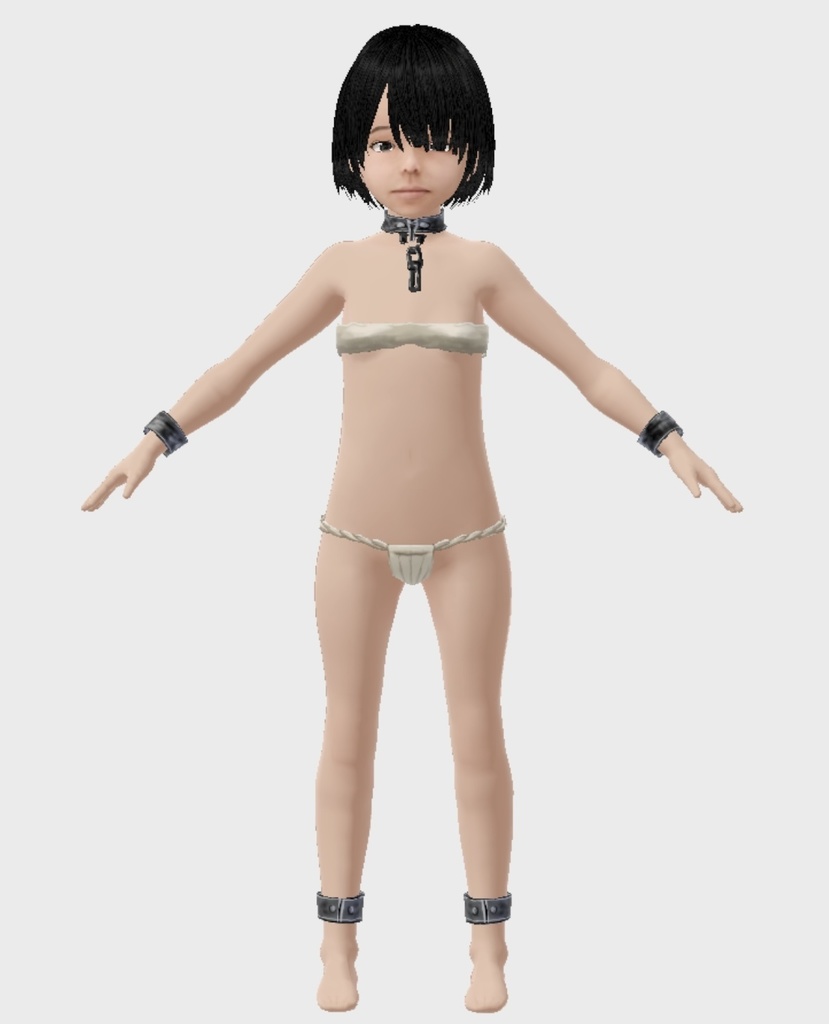 中世の中性的なリアルドール 素体 各種テクスチャ