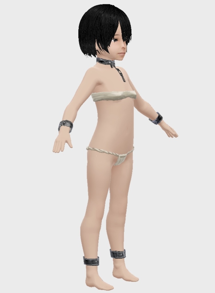 中世の中性的なリアルドール 素体 各種テクスチャ