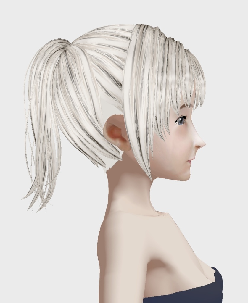 vroid用 適度なリアル感のドール 素体 各種カスタムアイテム テクスチャ