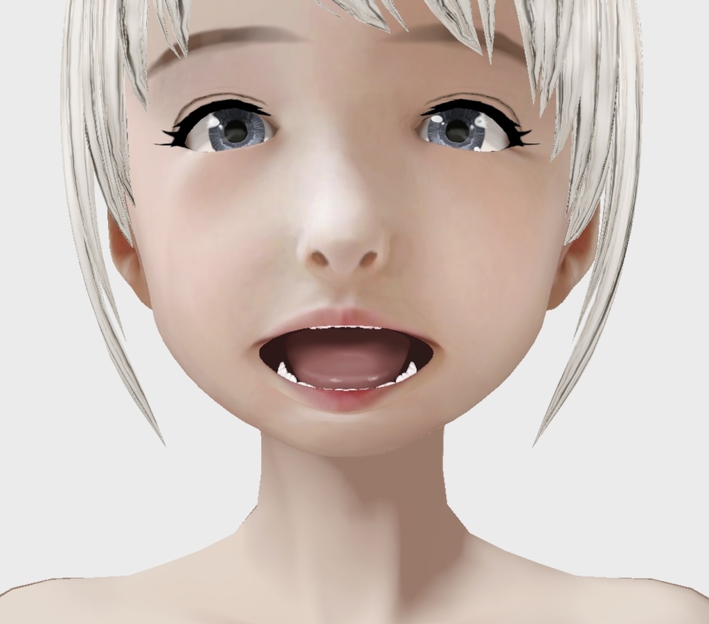 Vroid用 瑞々しいリアルな口内テクスチャ