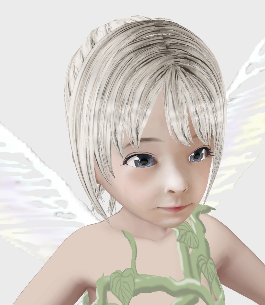 vroid用 適度なリアル感の妖精のドール 素体 各種カスタムアイテム テクスチャ