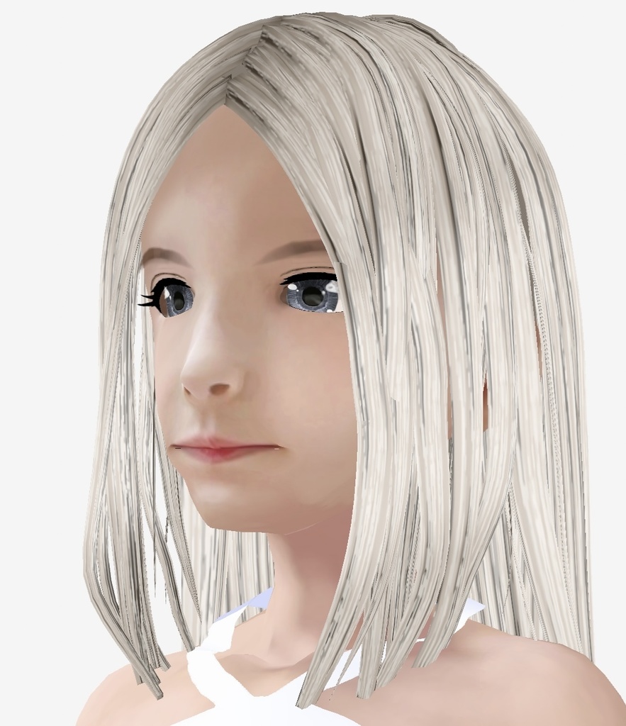 vroid用 適度なリアル感の着せ替えドール 素体 各種カスタムアイテム テクスチャ