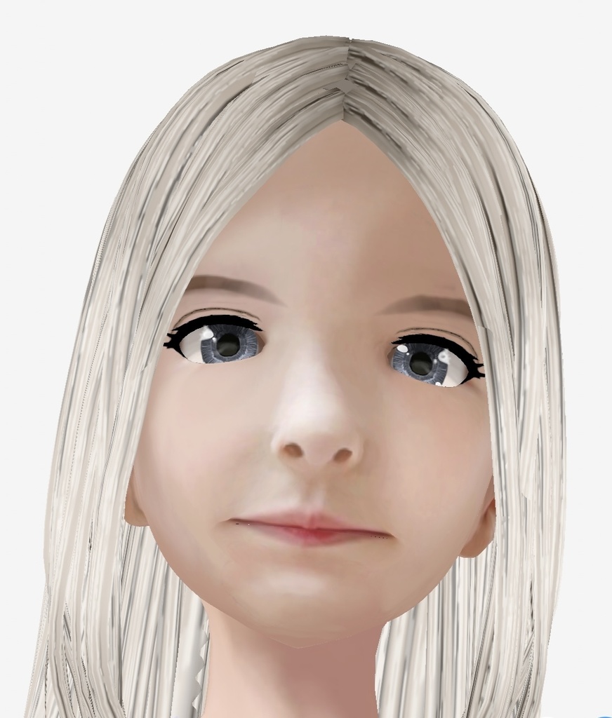 vroid用 適度なリアル感の着せ替えドール 素体 各種カスタムアイテム テクスチャ