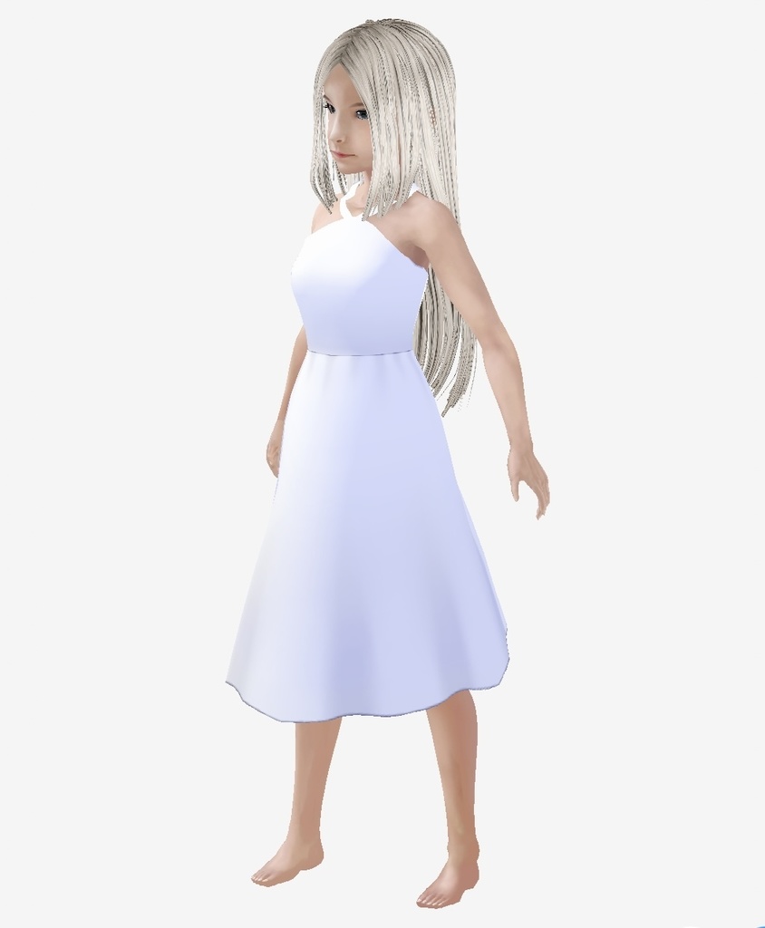 vroid用 適度なリアル感の着せ替えドール 素体 各種カスタムアイテム テクスチャ