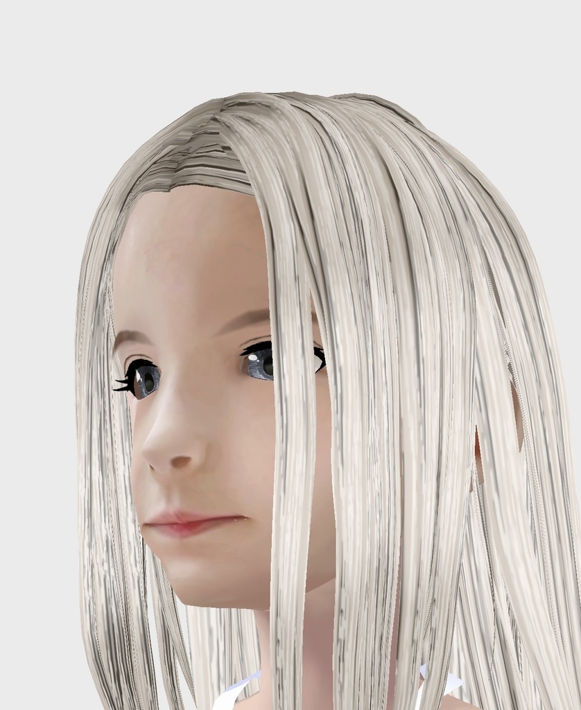 vroid用 適度なリアル感の着せ替えドール 素体 各種カスタムアイテム テクスチャ