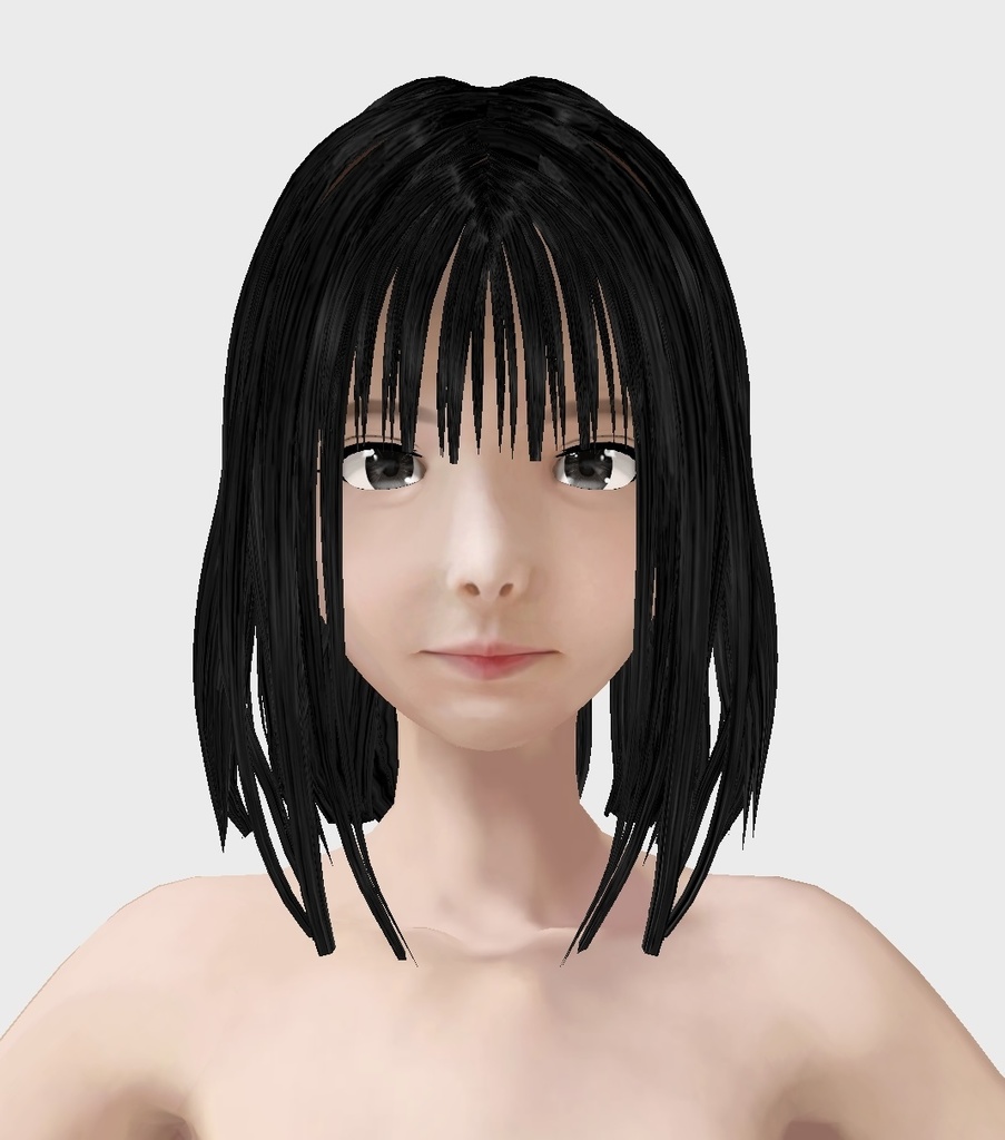 適度なリアル感の着せ替えドール 素体 顔・体・髪型セット 各種カスタムアイテム テクスチャ