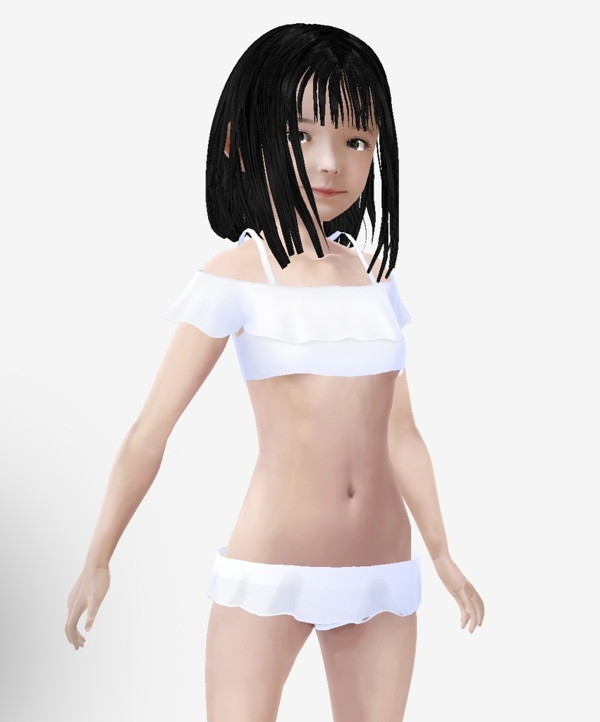 適度なリアル感の着せ替えドール 素体 顔・体・髪型セット 各種カスタムアイテム テクスチャ