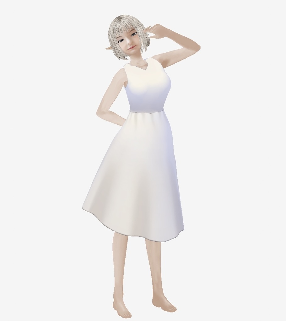 適度なリアル感の着せ替えドール エルフバージョン 素体 顔・体・髪型セット 各種カスタムアイテム テクスチャ 大