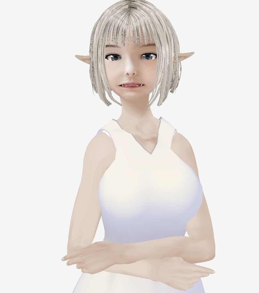 適度なリアル感の着せ替えドール エルフバージョン 素体 顔・体・髪型セット 各種カスタムアイテム テクスチャ 大