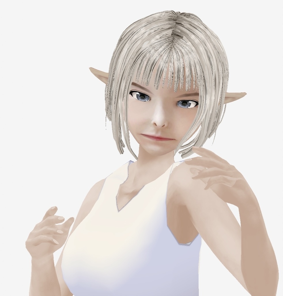 適度なリアル感の着せ替えドール エルフバージョン 素体 顔・体・髪型セット 各種カスタムアイテム テクスチャ 大
