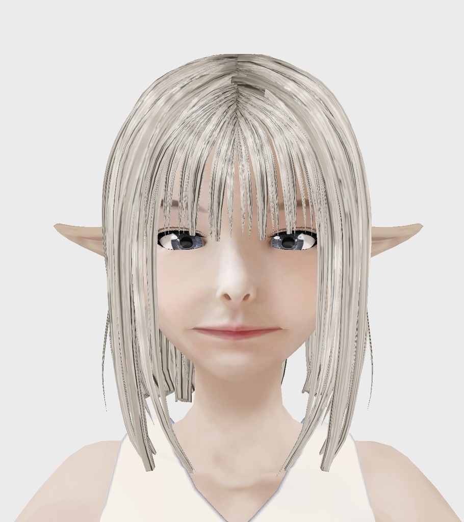 適度なリアル感の着せ替えドール エルフバージョン 素体 顔・体・髪型セット 各種カスタムアイテム テクスチャ 大