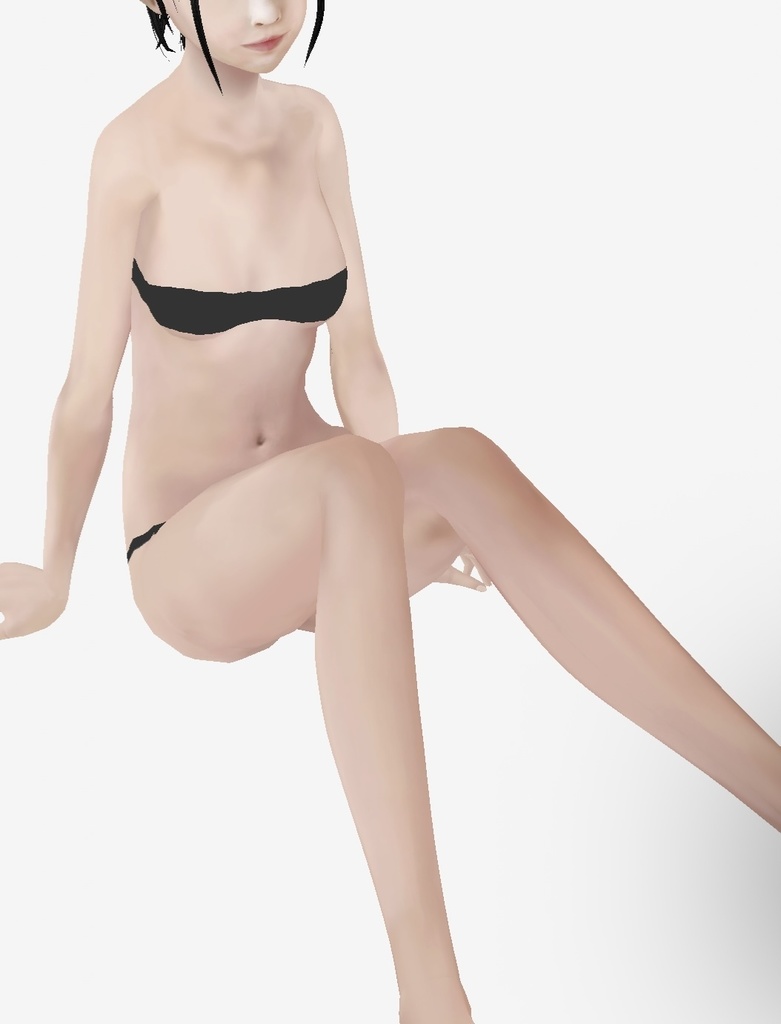 vroid用 適度なリアル感のボディーテクスチャ(滑らかver)