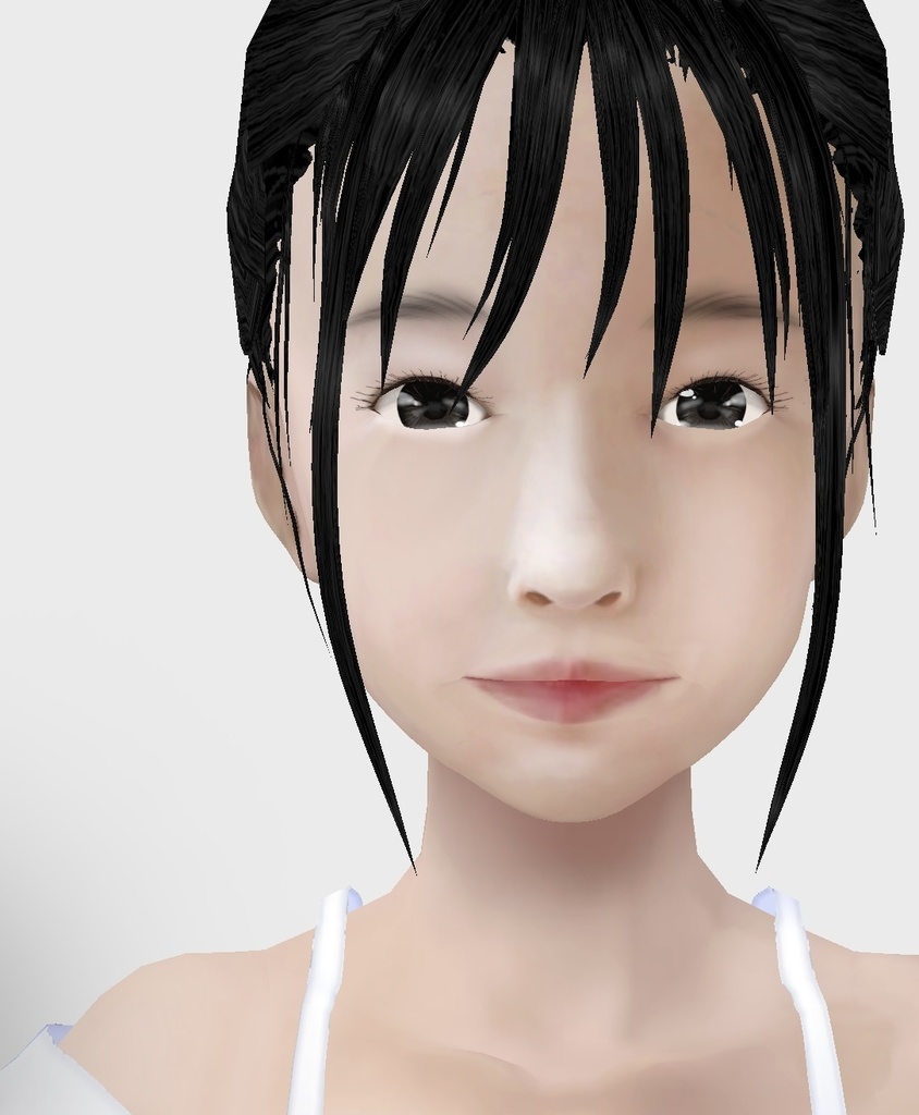 適度なリアル感の着せ替えドール 和風 素体 顔・体・髪型セット 各種カスタムアイテム テクスチャ