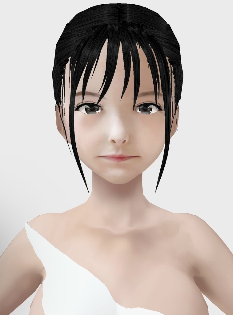 適度なリアル感の着せ替えドール　和風大人　素体　顔・体・髪型セット　各種カスタムアイテム　テクスチャ