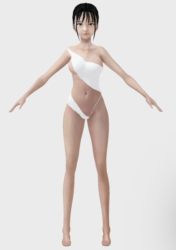 適度なリアル感の着せ替えドール 和風大人 素体 顔・体・髪型セット 各種カスタムアイテム テクスチャ