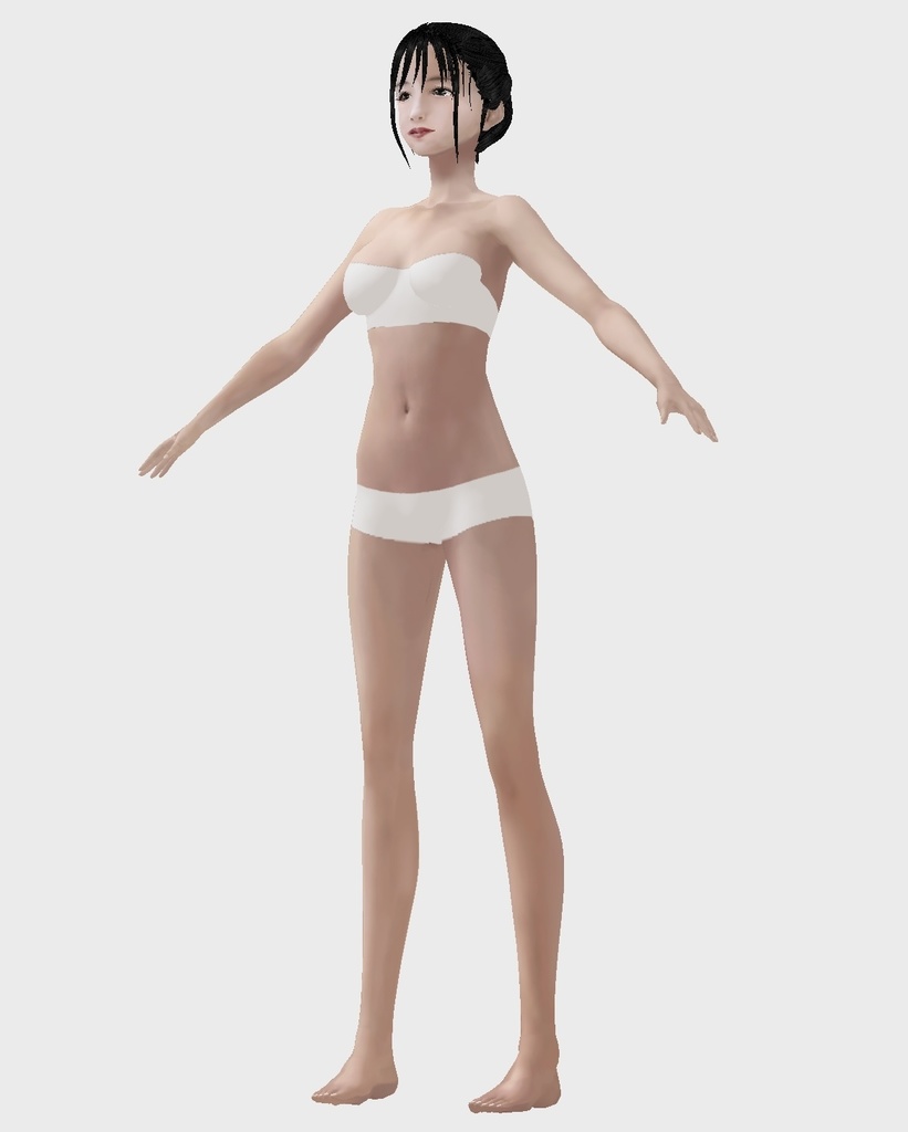 VRoid用　フリー　主張の無い水着　ショーツ　下着