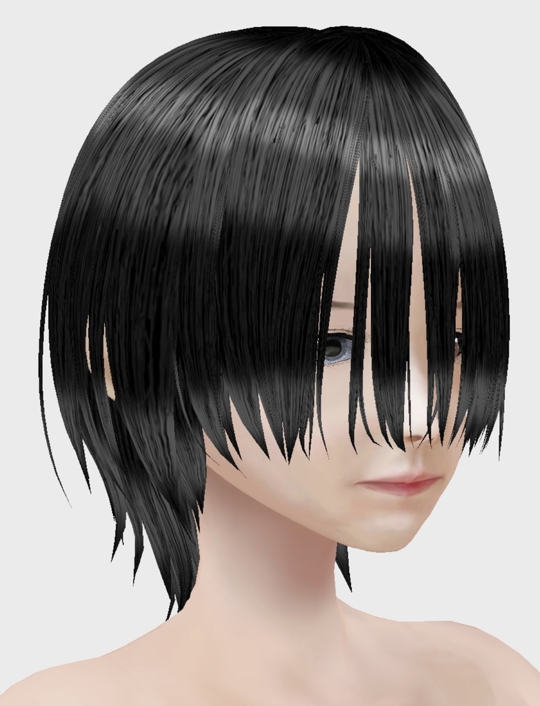 適度なリアル感の着せ替えドール 中性的男性 素体 顔・体・髪型セット 各種カスタムアイテム テクスチャ