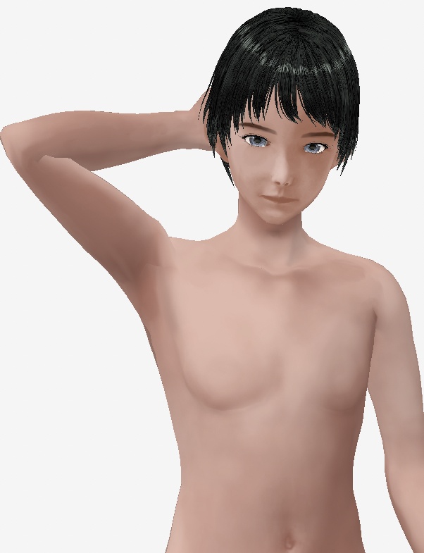 適度なリアル感の着せ替えドール 男性 素体 vroid vrm