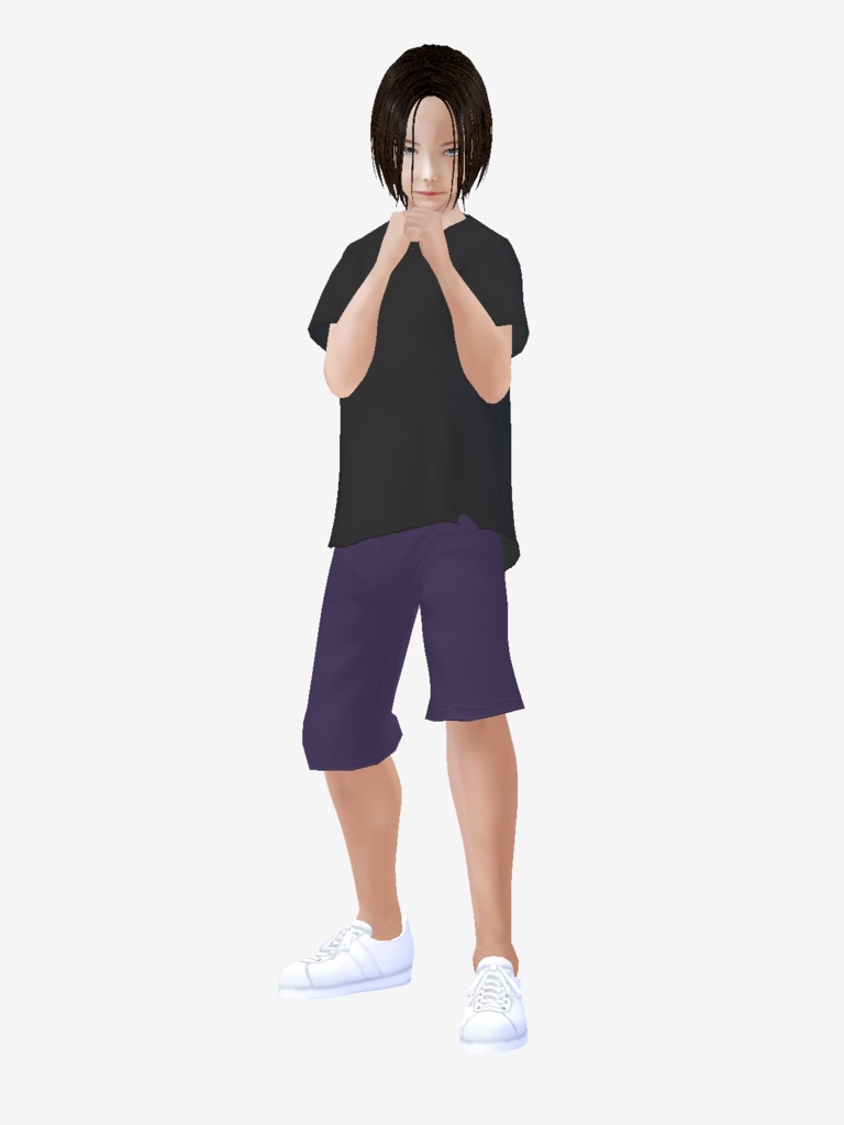 適度なリアル感の着せ替えドール 大人男性 着衣ver 素体 vroidデータ VRMデータ