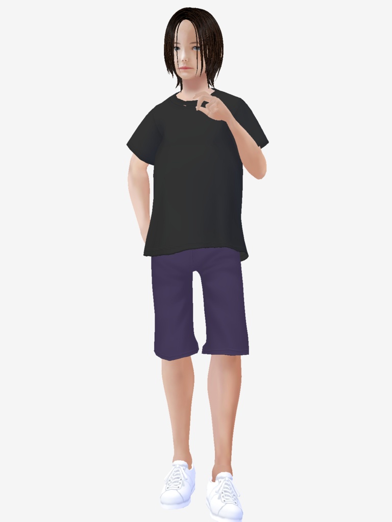 適度なリアル感の着せ替えドール 大人男性 着衣ver 素体 vroidデータ VRMデータ