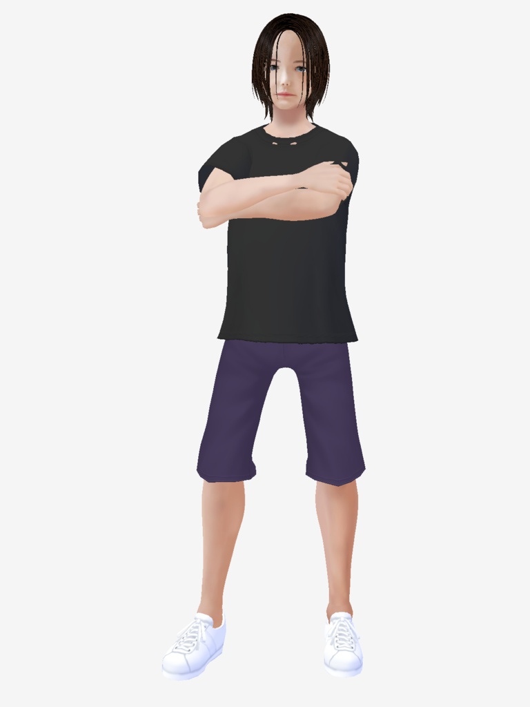 適度なリアル感の着せ替えドール 大人男性 着衣ver 素体 vroidデータ VRMデータ