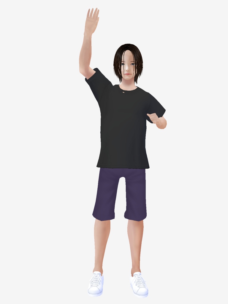 適度なリアル感の着せ替えドール 大人男性 着衣ver 素体 vroidデータ VRMデータ